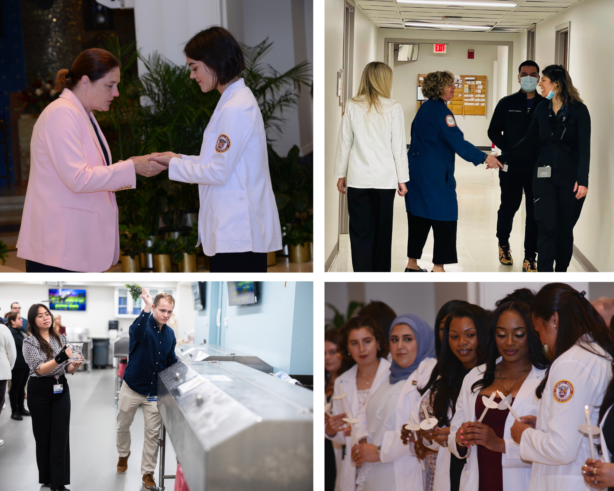 Loyola Health Sciences students participating in a variety of co-curricular programs.